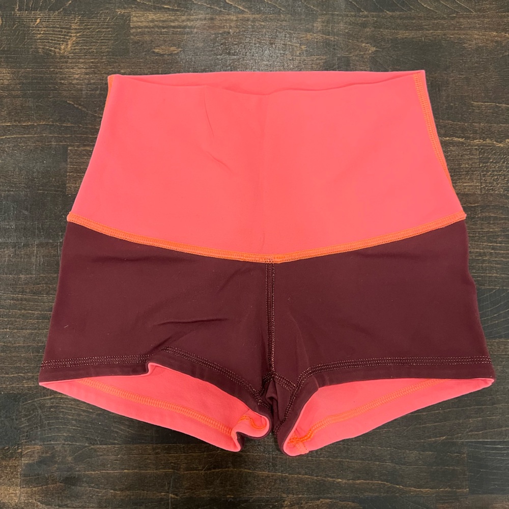 Lululemon reversible biker shorts